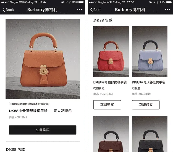 Longchamp Marketing: WeChat