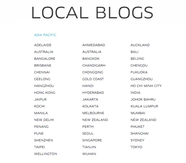 Uber local blogs