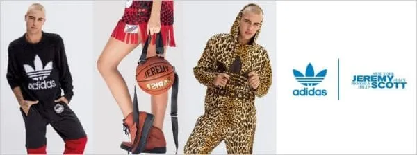 People wearing Adidas Clothing