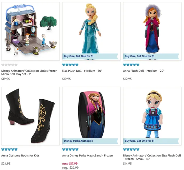 frozen-disney-store-ecommerce