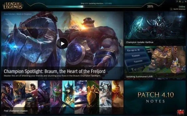 league of legend patch