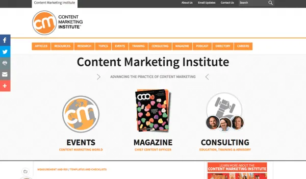 content marketing institute best marketing blogs
