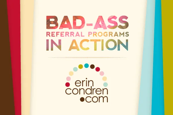 Stationery Referral Program Examples: Erin Condren