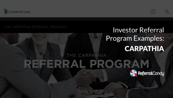 Referral Program Examples: Carpathia, Cloud Hosting Provider