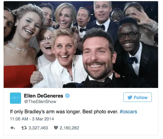 How Samsung Leveraged The Most Retweeted Tweet Of All