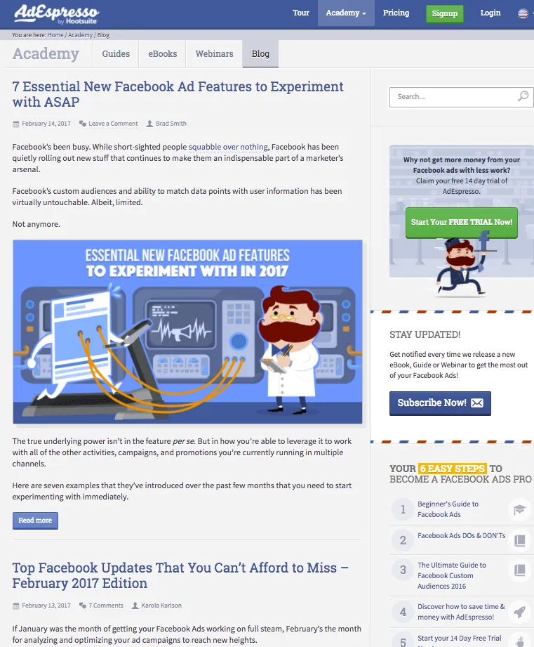 6 Facebook Ads Blogs To Follow (For Entrepreneurs Only)