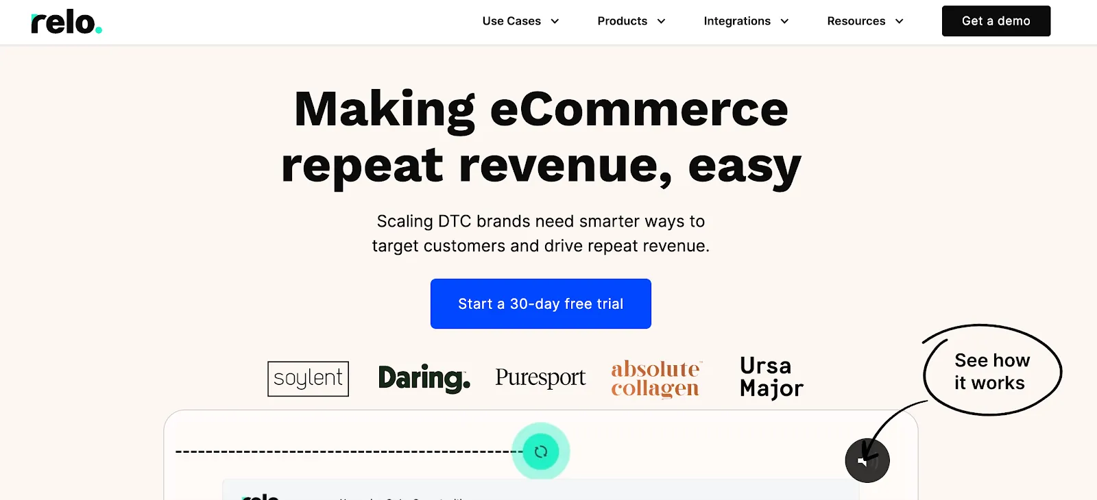 Home page of Relo