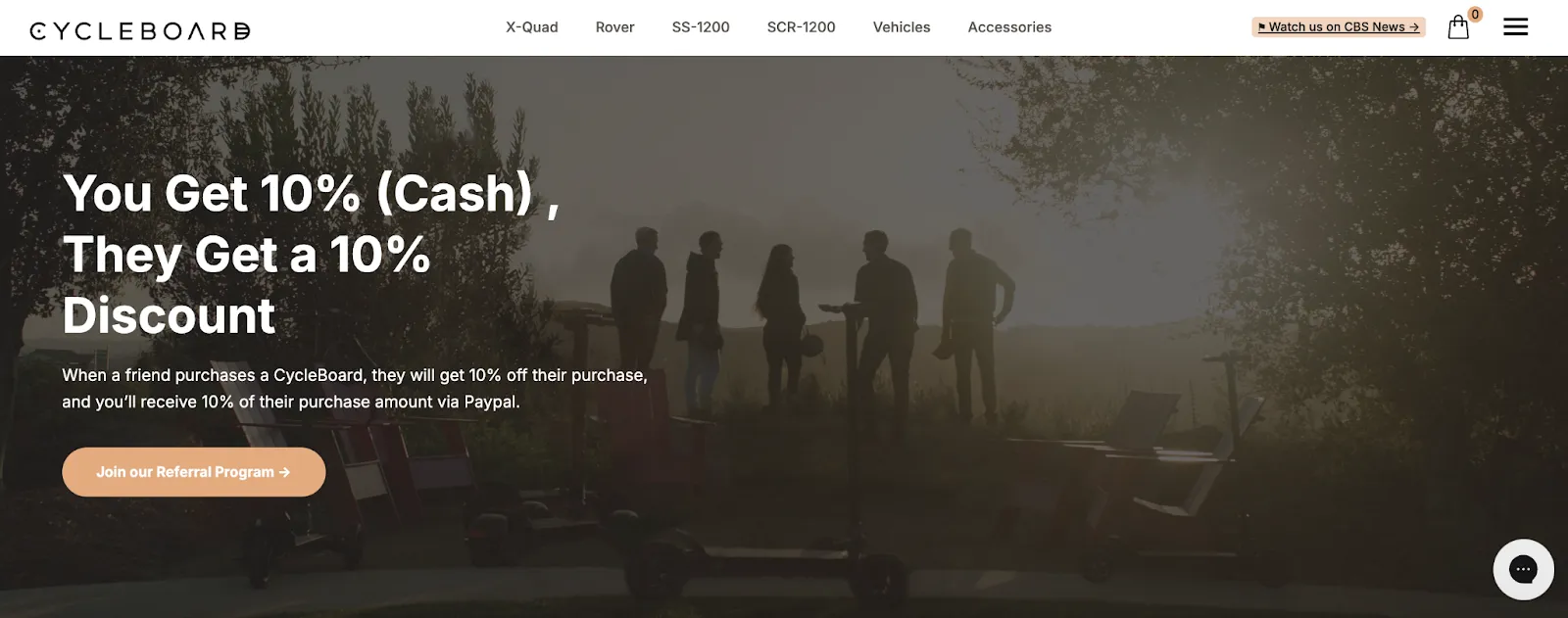 CycleBoard refer a friend program