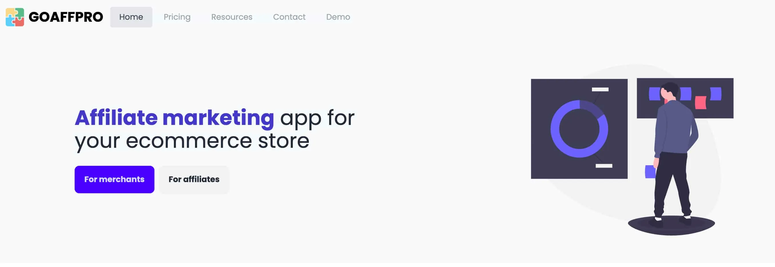 Home page of Goaffpro