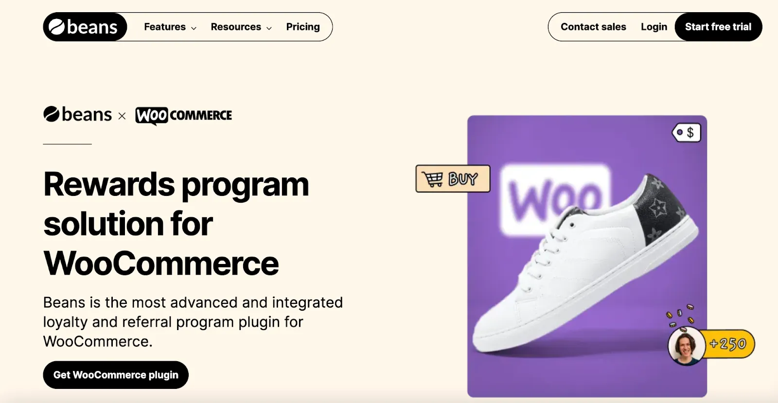 Home page of Beans plugin