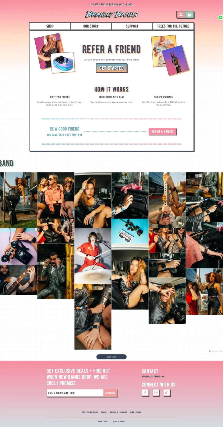 Braxley bands refer a friend form