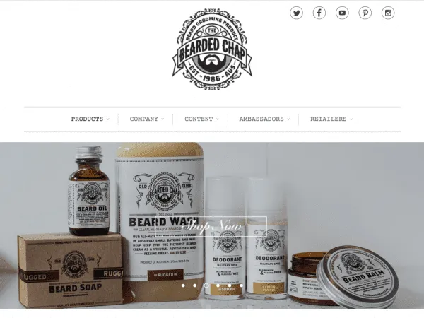 The Bearded chap home page