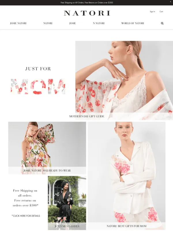 BigCommerce Store Design: Natori