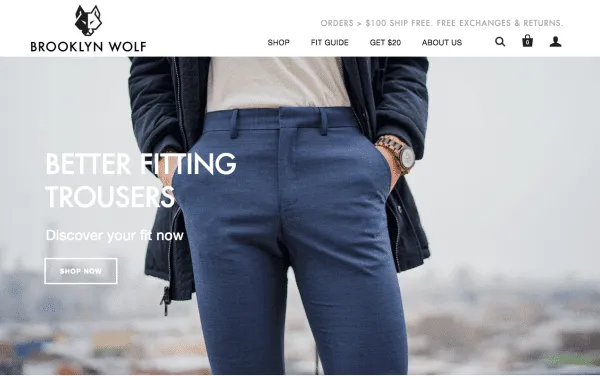 brooklyn-wolf-menswear-ecommerce-site