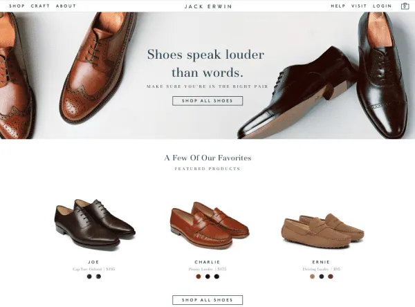 jack-erwin-menswear-ecommerce-site
