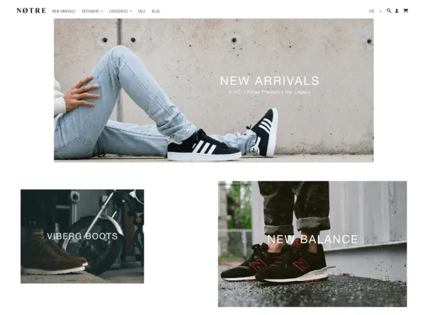 notre-menswear-ecommerce-site