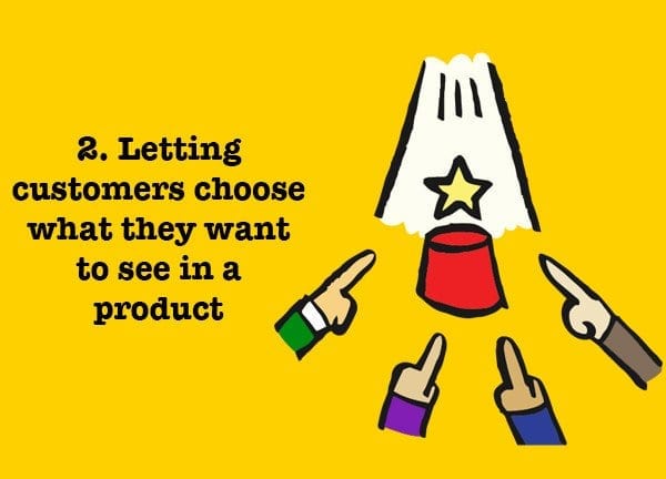 letting customers choose