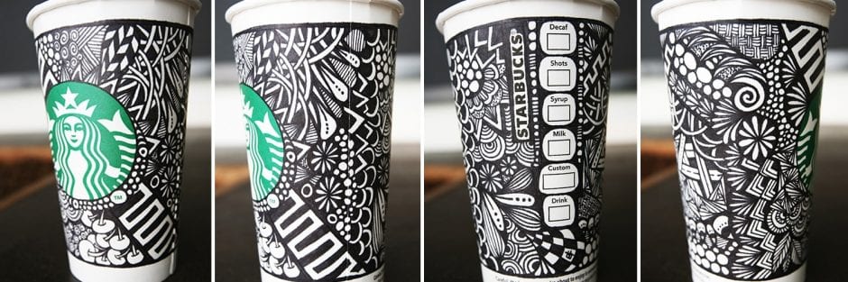 ugc example with starbucks white cups