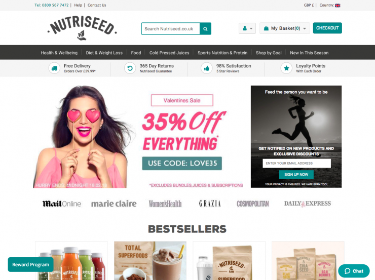 nutriseed design marketing