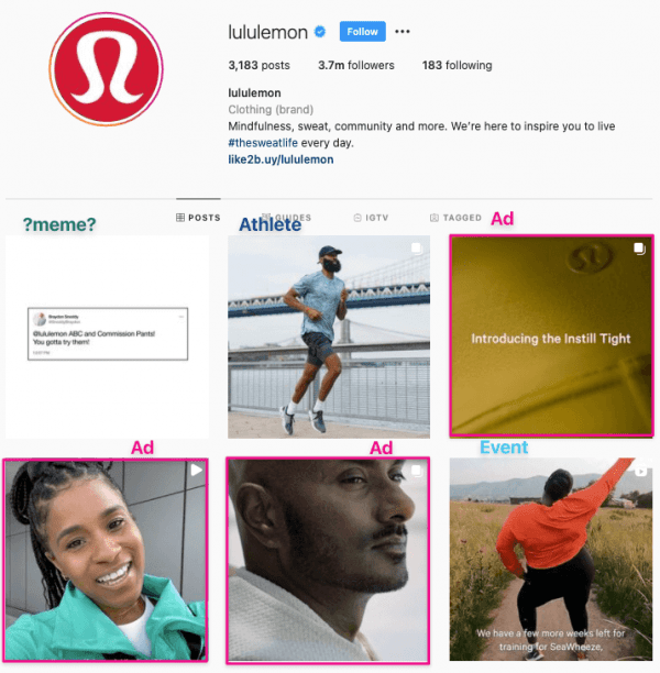 alo-yoga-brand-story-lululemon-instagram-feed