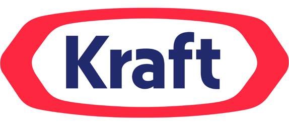 Kraft's present consumer logo. Slight variation from the 1976 version. Image credit: Kraft Foods Group
