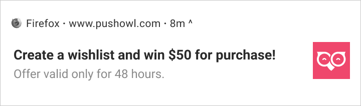 referral web push notifications