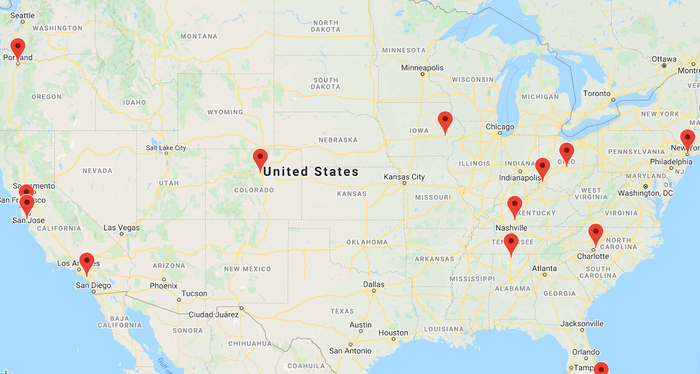cycleboard test drive map