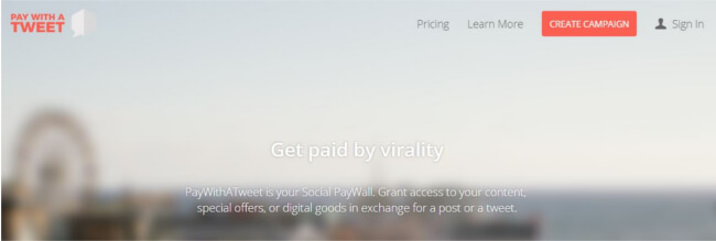 eCommerce Growth Hacking Tools - Pay with a Tweet