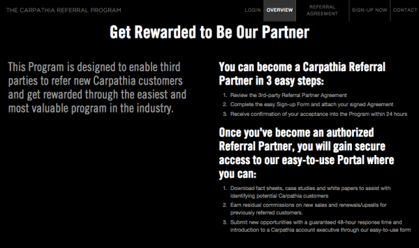 How Carpathia's Referral Program Works
