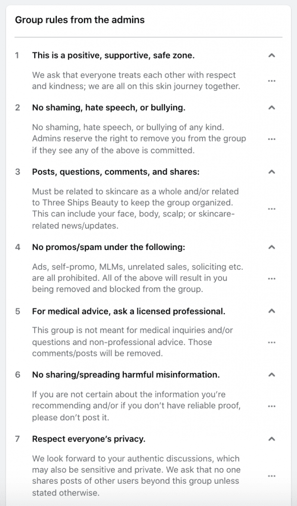 Three Ships' Community Guidelines