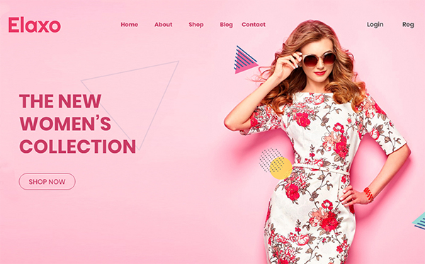 ecommerce templates referralcandy - Elaxo - Fashion WooCommerce Theme