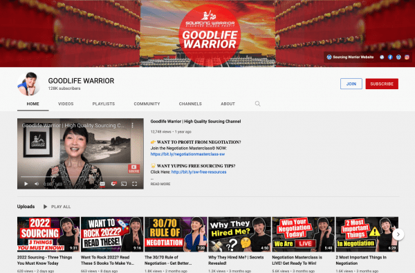 Goodlife Warrior Youtube