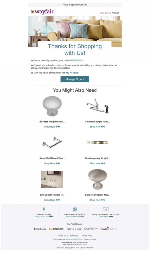 email marketing template