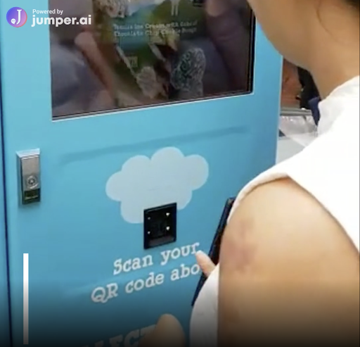 ben jerry sample launch pint slices offline to online activation - social commerce ecommerce