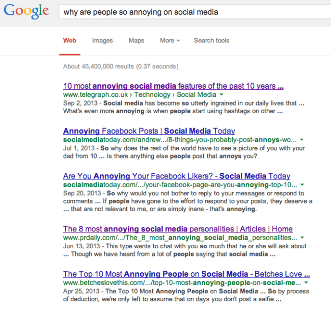 google-annoying-social-media