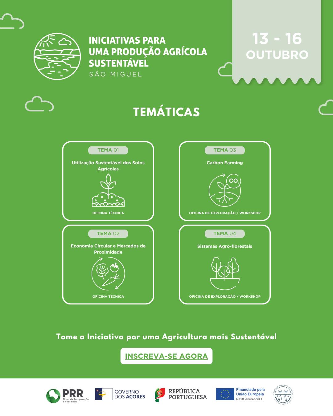 Iniciativas para uma Produção Agrícola Sustentável Ilha de São Miguel