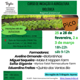 ⚠️🌧️ ALTERAÇÃO DE DATAS – Curso de Iniciação à Agricultura Biológica 🌿🌻