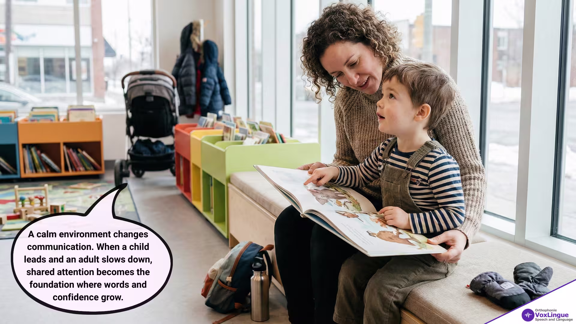 Chomedey Laval Library Speech Therapy Insight Shared Reading Builds Language Through Joint Attention