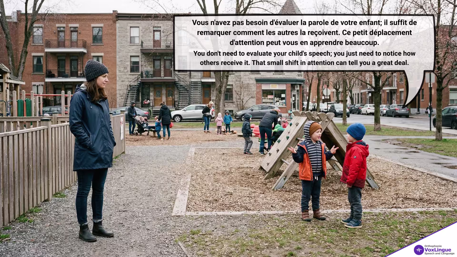 Watching from a Little Further Back | Observer depuis un peu plus loinCe qu'observer, sans jouer au clinicien