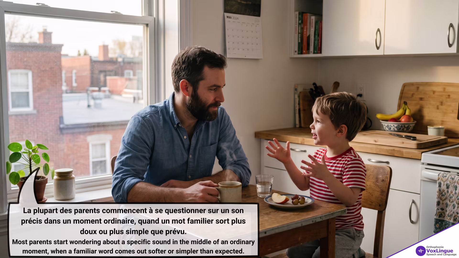 A Question That Lingers at the Kitchen Table | Une question qui reste à la table de la cuisine