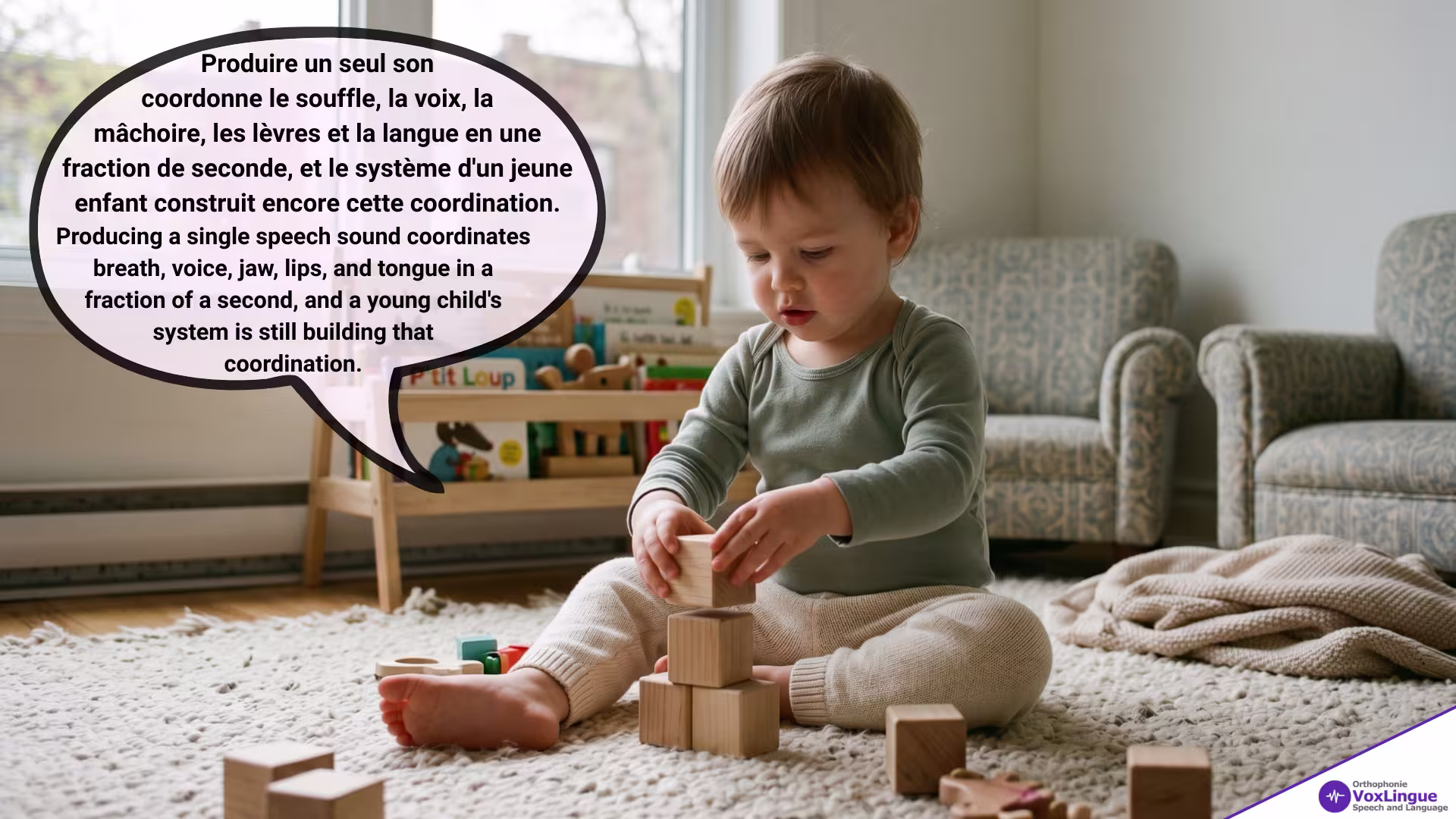 A Small Mouth Learning a Big Job | Une petite bouche qui apprend un grand travail