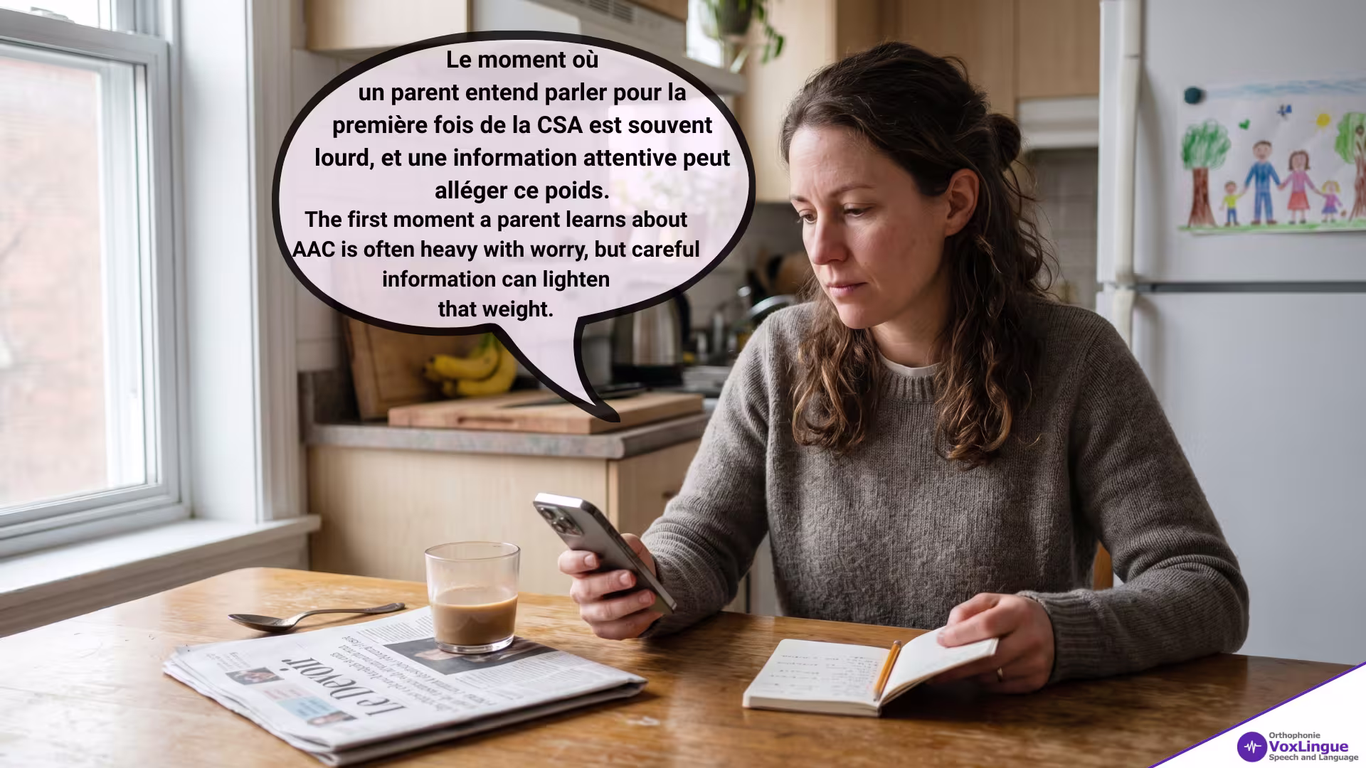A Calm Conversation Begins at Home | Une conversation posée commence à la maison