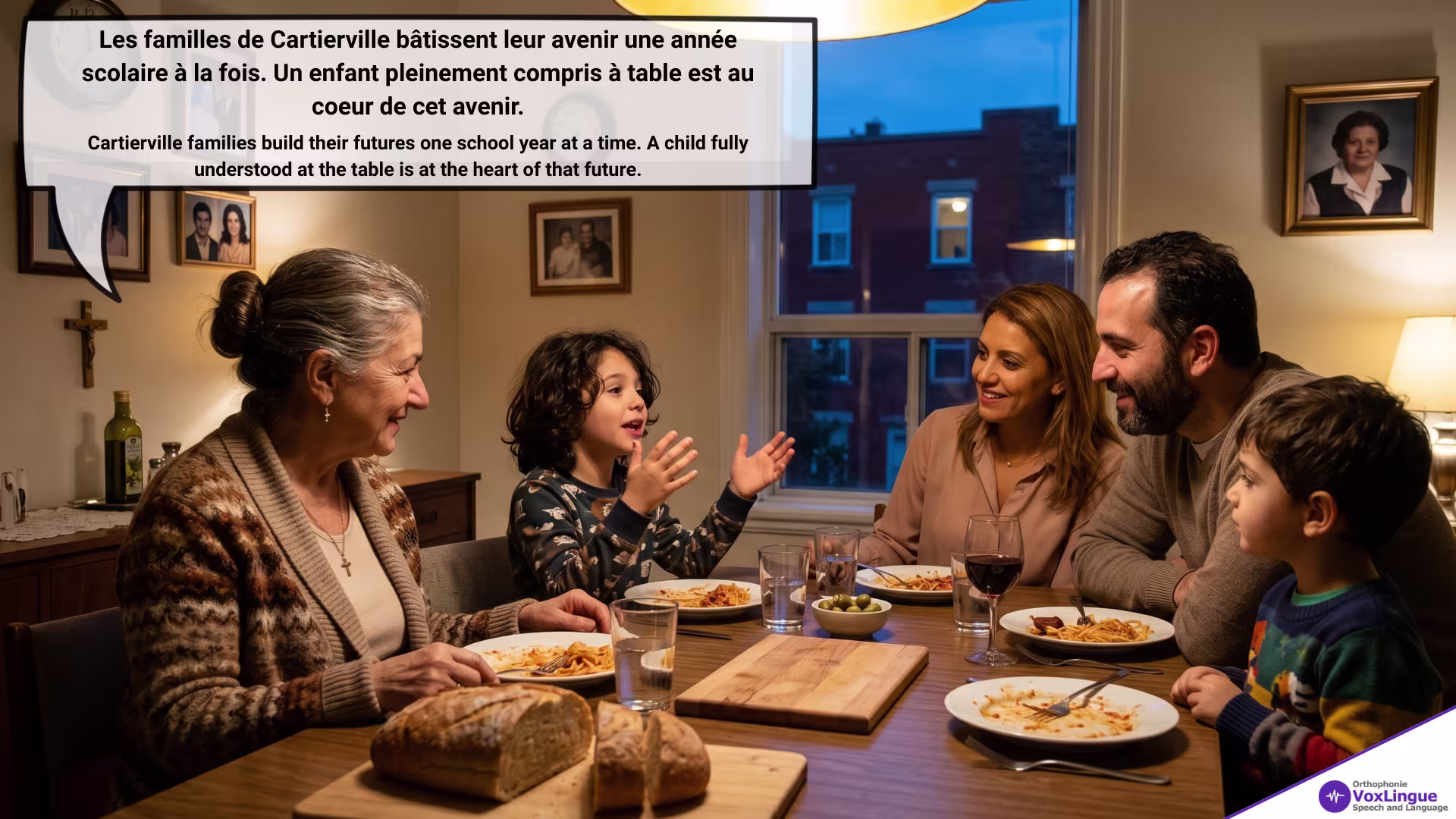 A Family Dinner Where Everyone Is Heard | Un souper en famille où chacun est entendu