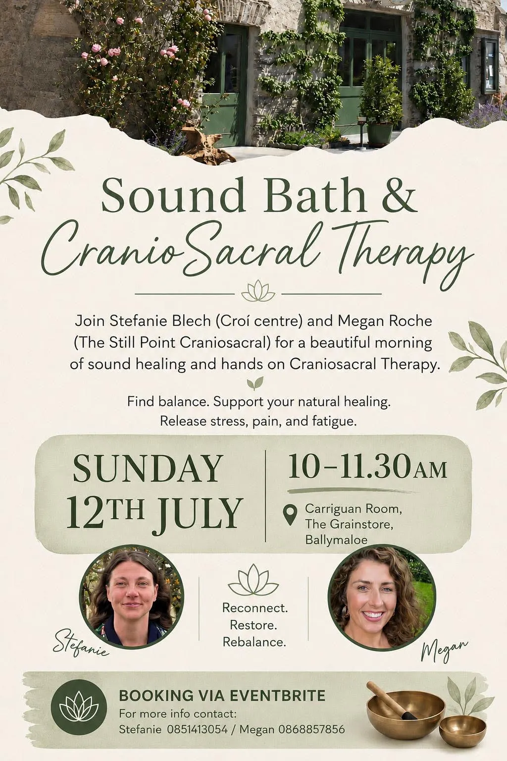 Sound Bath and CranioSacral Therapy Experience