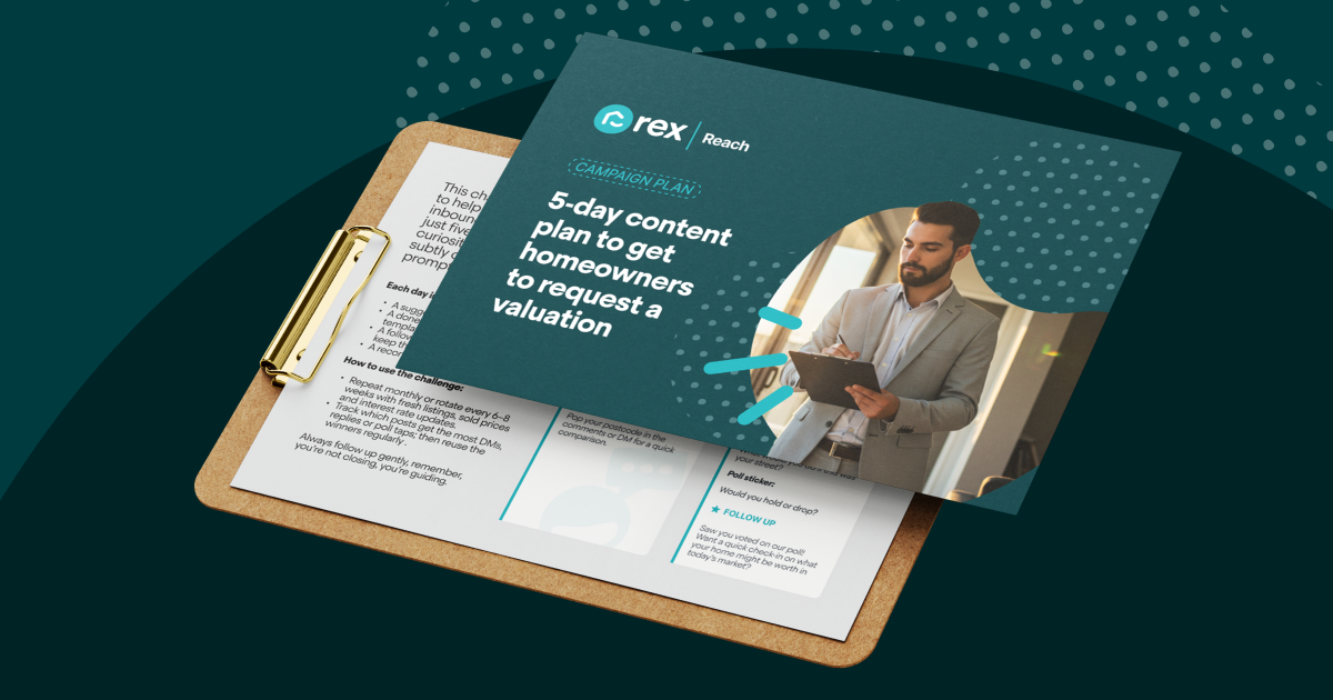 cover of the 5-day content plan