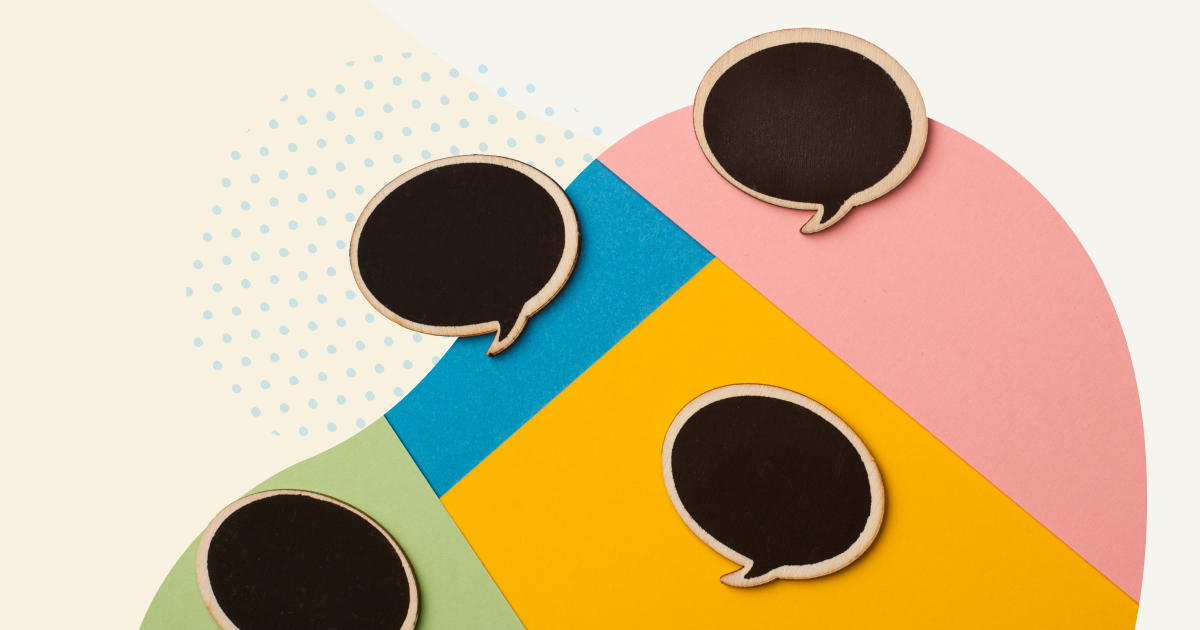 illustration of chat bubbles