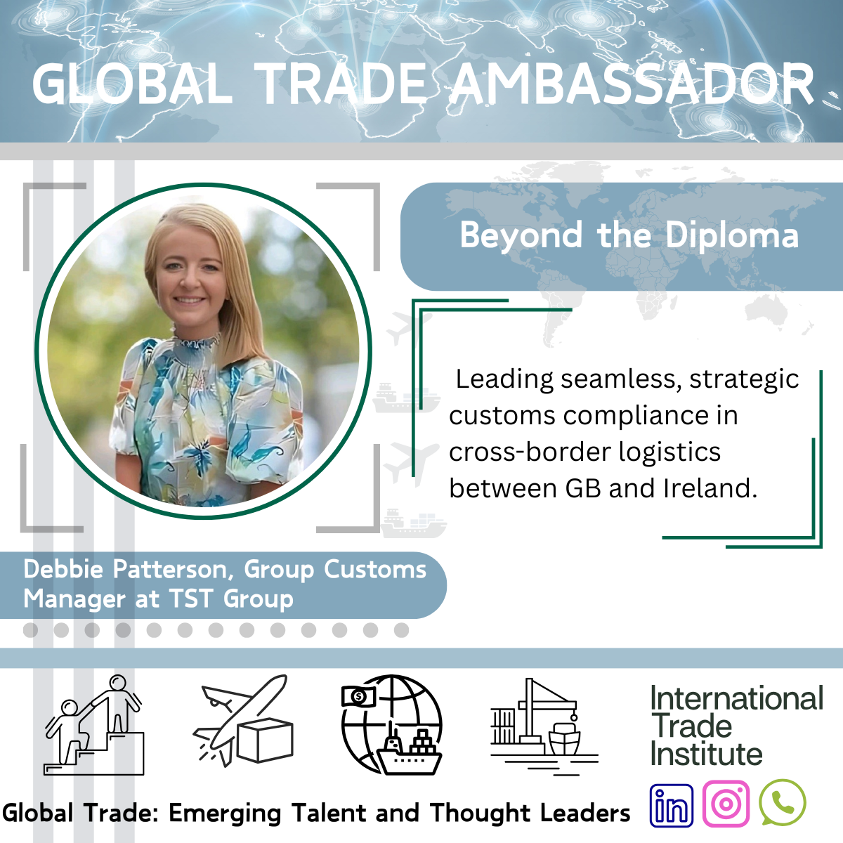 Global Trade Ambassador, Debbie Patterson
