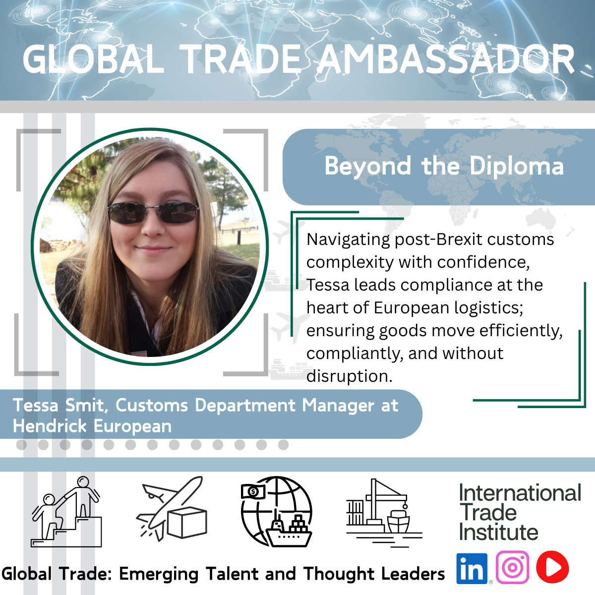 Global Trade Ambassador, Tessa Smit