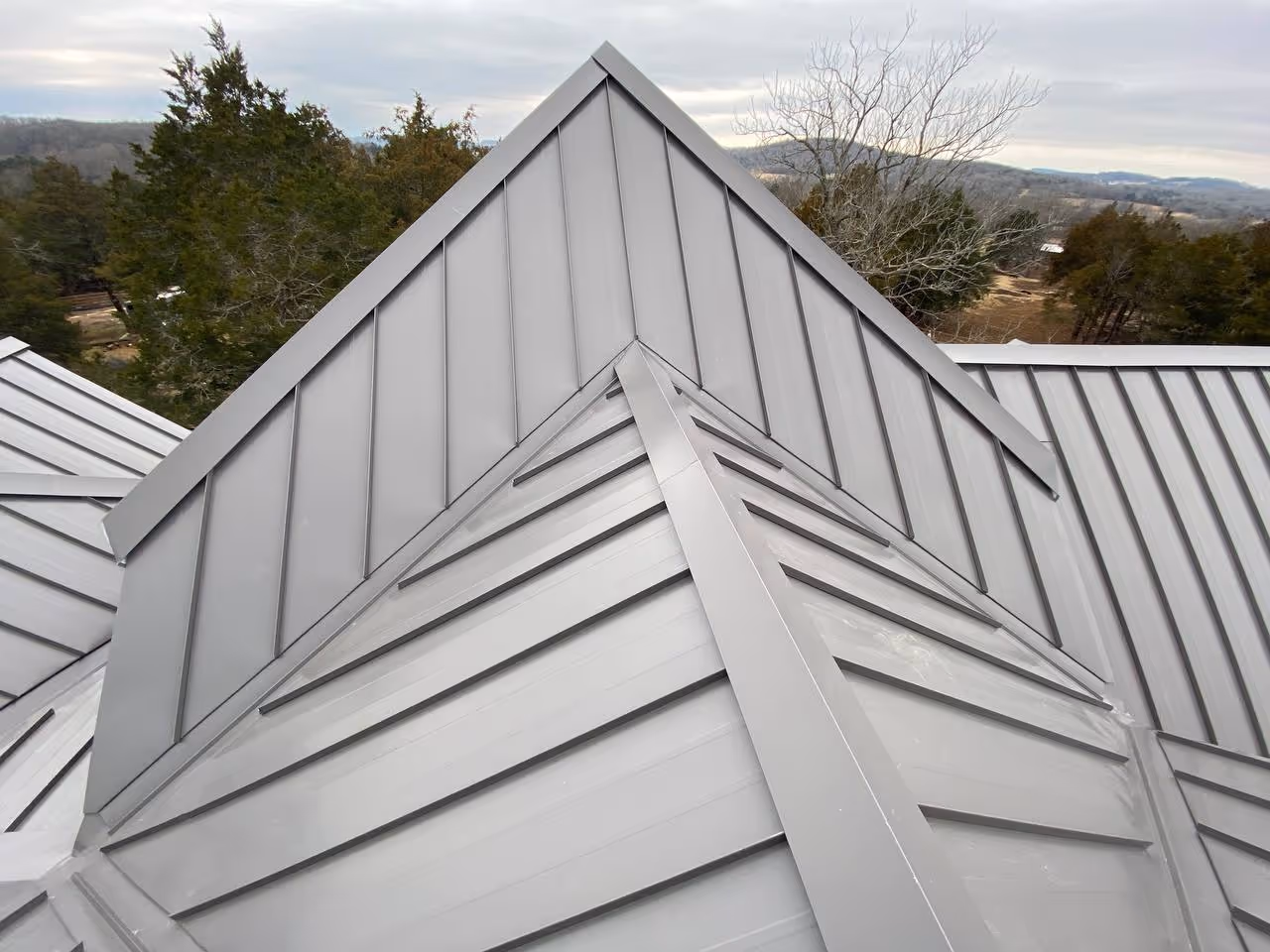 Angular Gray Standing Seam