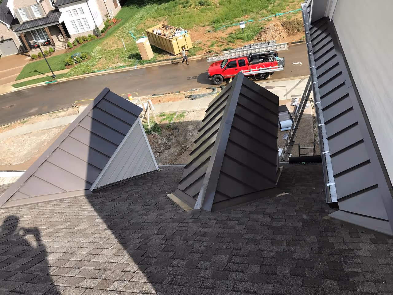 Black Standing Seam Gables